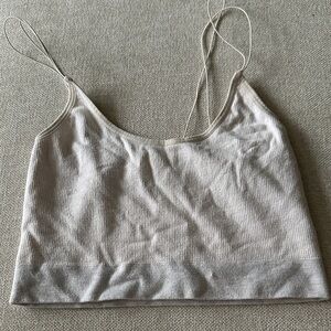 Urban Outfitters Beige Ribbed Camisole